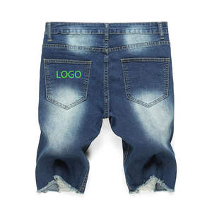 Street Wear Jorts Manufacturers Custom Logo Patches logo Jorts Jeans <b>Baggy</b> <b>Men</b> Cotton <b>Baggy</b> Denim <b>Shorts</b> De Hombre Jean OEM - Product Image 4