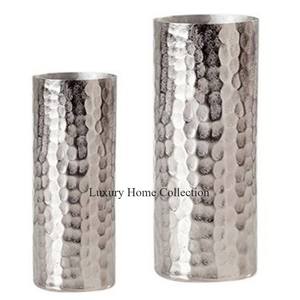 Vase d'affichage de fleurs fabriqué à la main de qualité Super exportation fantaisie Vase durable en métal de conception martelée polie brillante couleur or - Product Image 5