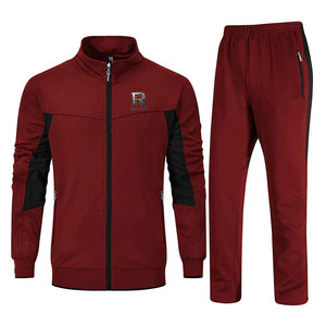 Ensemble de survêtement zippé décontracté pour homme, idéal pour le sport, le fitness et les activités de plein air - Product Image 1