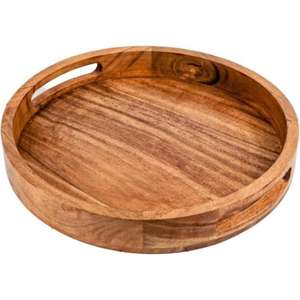 Bandeja de Madera para Servir en Hogares de Lujo que Agrega Elegancia Natural y Funcionalidad Práctica - Product Image 1