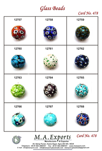 Perles de verre de type four au design unique fait à la main pour la fabrication de bijoux - Product Image 5