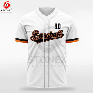 Vêtements de sport de qualité supérieure pour hommes Meilleur design Offre Spéciale polyester Maillot de baseball pour hommes - Product Image 3