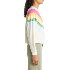 Women Knitted Cotton Printed Sweatshirts Best Quality Women's Sweatshirts Custom Logo Women Sweatshirt Wholesale Pakistan - Product Image 3