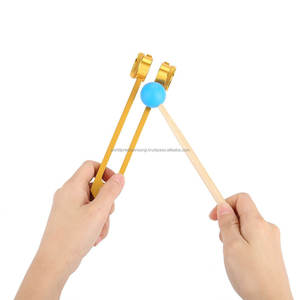 Kit de marteau réflexe à diapason manuel plaqué or 128 Hz, instrument de diagnostic neurologique et de thérapie sonore, certifié CE, chirurgical - Product Image 2