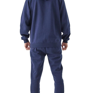 Ensemble de survêtement deux pièces pour homme, sweat-shirt à capuche et pantalon de jogging, matière coton, logo personnalisé 2025, fermeture éclair intégrale - Product Image 5