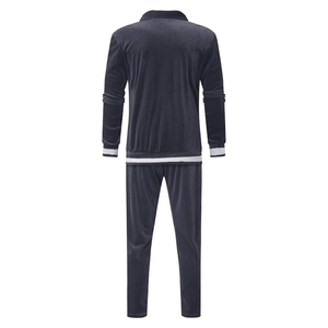 Best Style Eco-Friendly Velvet 2-Piece Set <b>Top</b> Trending Plus Size Custom Logo Tracksuits for Men <b>High</b> Quality Durable - Product Image 4