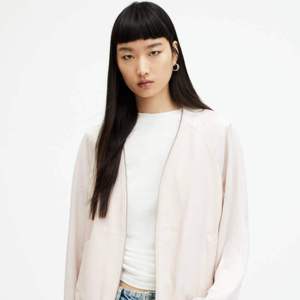 High Quality Women's Soft Pink <b>Leather</b> <b>Jacket</b> Casual Slim Fit Bomber Coat Minimalist Streetwear Ladies Outerwear Spring Autumn - Product Image 1