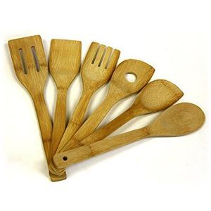 Juego de cucharas de madera estilo granja, perfecto para decoración de cocina rústica y uso diario con acabado natural - Product Image 4
