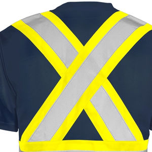 T-shirts de travail à manches courtes haute visibilité haute qualité personnalisés OEM Vêtements de sécurité réfléchissants respirants pour hommes de bonne qualité - Product Image 6