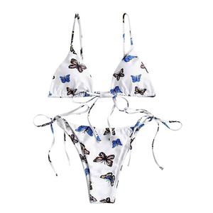 Bikinis para Mujer, Traje de Baño, Conjunto de Tanga Push-Up, Traje de Baño de Cintura Alta, Conjunto de Brasier y Bragas, Ropa Interior, Ropa de Playa - Product Image 6