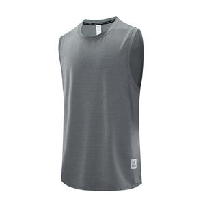 Vente en gros de débardeur de gym coupe ajustée à logo imprimé débardeur personnalisé pour hommes gilet - Product Image 4