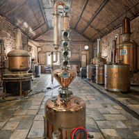 Équipement de distillation d'alcool en acier inoxydable 304 de 200 L avec pompe à moteur pour la fabrication de whisky et de rhum, chauffage électrique