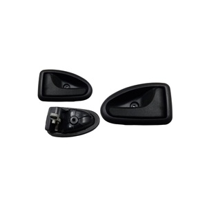 Ensemble de poignées de porte intérieures Renault Clio, droite et gauche, 2 pièces, numéros de pièces compatibles 7700434717 et 7700434716, Turquie - Product Image 1