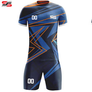 Material de poliéster de buena calidad Equipo Últimos diseños Impresión sublimada Conjunto de uniformes de fútbol Jersey personalizado - Product Image 4