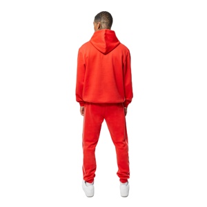 Ensemble de survêtement 2 pièces uni à manches longues avec sweat à capuche et pantalon de jogging - Product Image 4