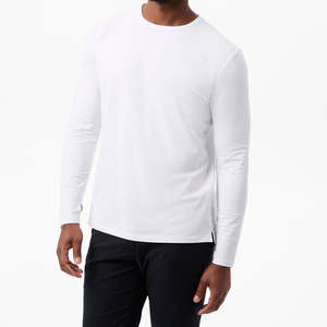 Hot New <b>Men's</b> <b>Thermal</b> Long Sleeve T-<b>Shirt</b> 100% Cotton Trendy Business Casual Breathable Anti-Wrinkle Quick Dry Eco-Friendly - Product Image 2