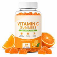 Gummies Premium à la Vitamine C 250mg avec Bioflavonoïdes d'Agrumes, Cynorhodon, Acerola, Saveur Naturelle d'Agrumes, Fabrication de Gummies