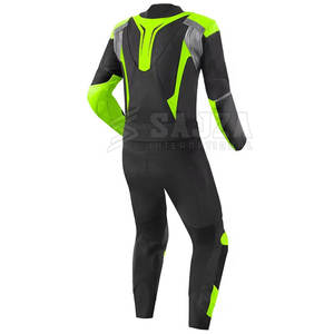 Combinaison de moto confortable combinaison de moto en cuir lourd combinaison de moto coupe-vent de qualité supérieure - Product Image 2