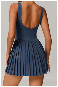 Anti-Exposition Fitness Tasche Falten rock Sport kleid Tennis rock Set Tennis rock <span class=keywords><strong>2</strong></span>-teiliges Set - Product Image 3