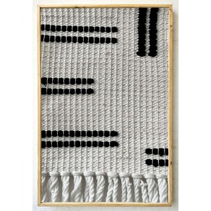 Tapiz de pared natural con estampado bohemio personalizado, arte de pared tejido de algodón colgante, decoración Bohemia directa de fábrica - Product Image 3