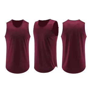 เสื้อบาสเก็ตบอลแบบไม่มีแขน คุณภาพดี แห้งเร็ว บริการ OEM ป้องกันแบคทีเรีย ปรับแต่งได้ พิมพ์ลายเรืองแสง โลโก้  สำหรับทุกเพศ - Product Image 1