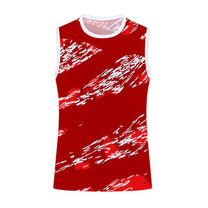 OEM Wholesale Sublimation <b>Tanktops</b> for <b>Men</b> high quality Anti shrink cheap price anti pilling Tank Tops With Customized color - Product Image 2