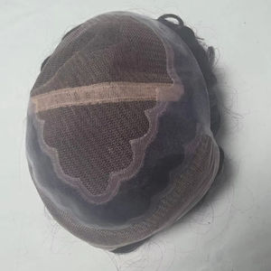 Peluca de tupé de cabello humano con ondas de agua modelo Bollywood para hombres Taz Hair Bangladesh Prótesis Artículo - Product Image 1