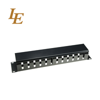 Accessoires réseau de montage en rack de serveur de gestion de câbles horizontaux 1U 19 pouces