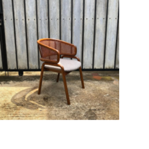 Modern Style Hotel Restaurant Weave Rattan Dining <b>Chair</b> Home Living Room With <b>Cushions</b> Leisure <b>Chair</b> Furniture - Product Image 1