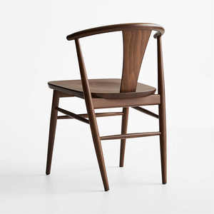 Chaise de salle à manger en bois de frêne minimaliste moderne Offre Spéciale Style nordique pour hôtel à la maison pour balcon utilisation d'appartement de loisirs inspiré japonais - Product Image 2