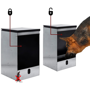 Embudo de <span class=keywords><strong>autoservicio</strong></span> JH-Mech para perros Capacidad 40 Kg Alimentador de <span class=keywords><strong>autoservicio</strong></span> y roedores Alimentador automático para perros y gatos - Product Image 4