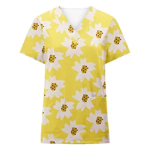 Ensemble de gommage d'infirmière médicale personnalisé de qualité Uniforme de survêtement en jersey à la mode pour les hôpitaux Tissu de qualité - Product Image 4