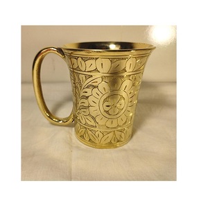 Taza de latón de nuevo diseño para cerveza, vino, jarra de mesa, el mejor diseño, taza para beber chapada en oro hecha en casa - Product Image 4