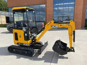 Mini-excavatrice sur chenilles JCB 182-1, 3 tonnes, capacité de la benne de 0,22 m³, avec équipement - Product Image 2