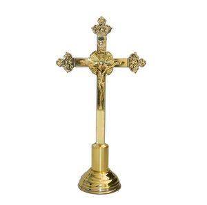 2023 nouveau Design en laiton église autel incroyable Crucifix à prix raisonnable bonne vente nouvel an église décor autel - Product Image 6