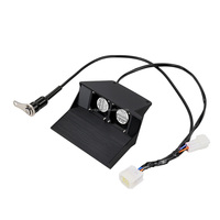 Ventilateur de refroidissement pour contrôleur de moto électrique tout-terrain JFGRACING, double ventilateur ABS avec guide d'air étendu et interrupteur marche/arrêt pour Surron Ultra Bee