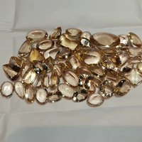 Pierres précieuses naturelles de tourmaline pêche et morganite de haute qualité, taille poire, facettées, 3-8 carats, avec expertise tierce, MOQ 100 carats