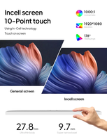 Monitor de TV LCD Inteligente de 32 Pulgadas con Android 13, Pantalla Táctil, Alimentado por Batería, Señalización Digital Interactiva para Fitness y Entretenimiento