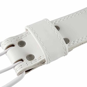 Cinturón de Levantamiento de Pesas para Hombre, de Cuero Vacuno, Transpirable, Antideslizante, Ajustable, para Crossfit, Peso Muerto, Entrenamiento, Soporte Lumbar, Levantamiento de Pesas Pesado - Product Image 3