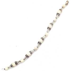 925 Sterling Silver Moonstone <b>Ball</b> <b>Bracelet</b> for Gift Occasions - Product Image 3