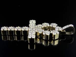 Personnalisé VVS Clarity Moissanite Diamant Studdede En S925 Sterling Silver Hip Hop Croix Pendentif Pour Hommes - Product Image 4