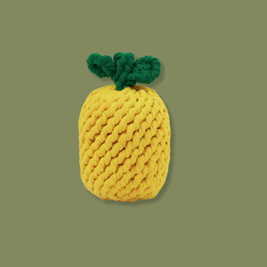 Jouet à mâcher en forme d'ananas de grande taille Monli pour animaux de compagnie, jouet en corde durable pour chiens et chats - Product Image 2