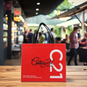 Non-woven <b>Fabric</b> Shopping <b>Bag</b> with Customizable Pattern and Size Non Woven & PP Webbing Handles for Supermarkets - Product Image 1