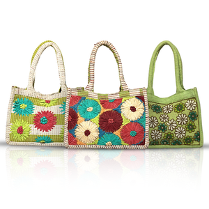 Bolsa de mensajero para mujer ecológica de calidad asegurada, bandolera de yute elegante y duradera para uso diario lista para la venta - Product Image 5