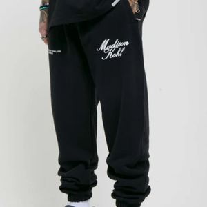 Time Flies Black <b>Cuffed</b> <b>Jogger</b> 100 Percent Cotton Fleece Heavyweight Relaxed Fit Streetwear Pants With Screen Print & Zip Pocket - Product Image 6