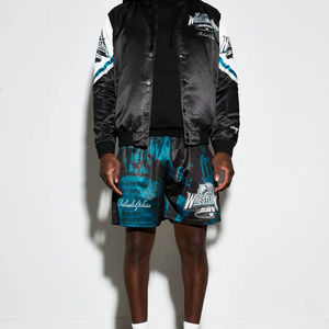 Quick Dry Breathable Polyester Gym Mesh Sports <b>Shorts</b> Casual Vintage <b>Decoration</b> Drawstring Closure Factory Made for Solid - Product Image 6