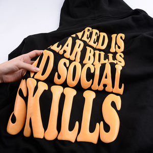 Classique 280 GSM Hoodies Léger Coton Unisexe Sweats Confortable Chaud Tenue Décontractée Prix Usine En Gros Approvisionnement Personnalisé - Product Image 3