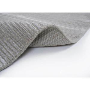 Hand Loom Wool & Viscose Rugs in Basis <b>Grey</b> & Black Striped Pattern Hwv-2000 for Home Use - Product Image 5