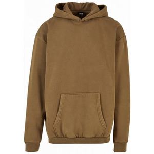 Sweat-shirt à capuche surdimensionné en coton 100% pour homme, tendance 2024, personnalisé OEM, de haute qualité, délavé à l'acide, avec poche en polaire, brodé et gaufré - Product Image 1