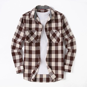 Chemise d'hiver doublée de polaire épaisse et chaude à manches longues-Mode douce et décontractée-Chemise en flanelle grande taille - Product Image 6